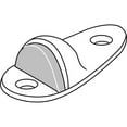 thumbnail image 2 of Rockwood Dome Door Stop,Floor Mount,Satin Chrome 445.26D, 2 of 2