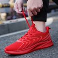 thumbnail image 3 of Men's Mesh Breathable Running Shoes, Men's Lightweight Soft Soled Sports Shoes, 3 of 9