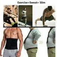 thumbnail image 5 of COMFREE Neoprene Sauna Waist Trainer Corset Sweat Belt for Men Weight Loss Body Shaper Compression Trimmer Workout Fitness Fat Burner Back Support, 5 of 8