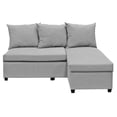 thumbnail image 1 of Sala Esquinera Modular El Bazar Store Tromso Gris plata 160x130 cm Lado Izquierdo ó Drecho Tela Lino nacional, 1 of 6