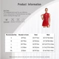 thumbnail image 7 of Doomiva Lyrical Dance Dress for Women Mock Neck Sleeveless Dress Light Purple M, 7 of 7