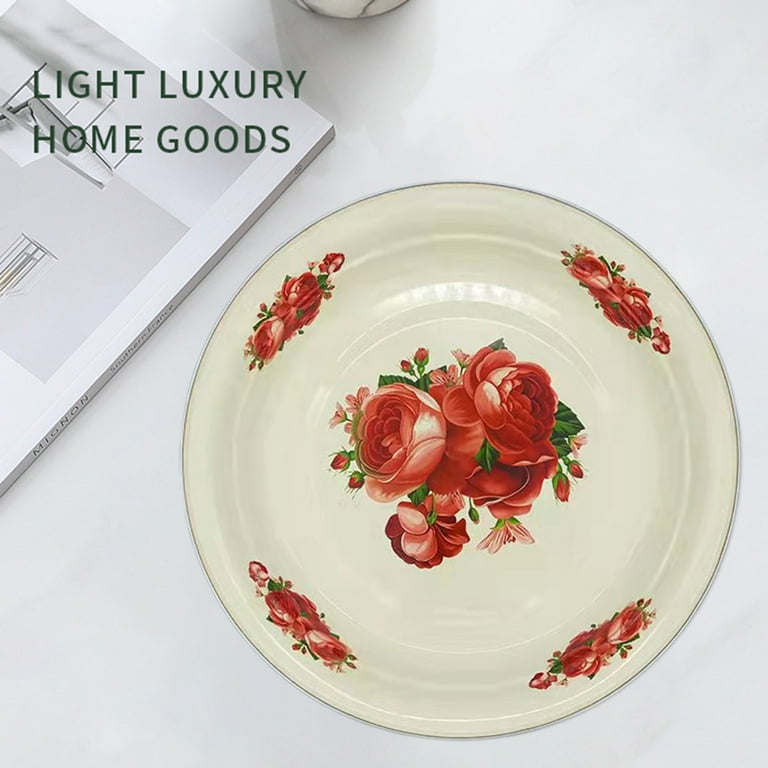 Printed dinner plates top