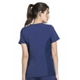 thumbnail image 5 of Cherokee Iflex Women's Scrubs Top Mock Wrap Knit Panel CK680, 5 of 5