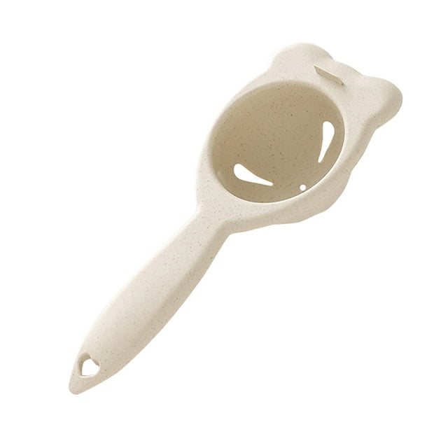 CAROOTU DIY Egg Yolk Separator with Handle Egg White Filter Kitchen Gadget Cooking Baking Tool