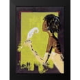 thumbnail image 2 of Johanna 14x18 Black Modern Framed Museum Art Print Titled - La lettre damour II, 2 of 5