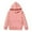a-Pink26942, variant on FINALGANG Kids Solid Color Long Sleeve Hoodie Boys Girls Loose Fit Pullover Sweatshirt With Kangaroo Pocket Ribbed Hem For Casual Daily Wear Soft Top