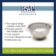 thumbnail image 3 of Colador Strainer RSVP International Endurance Acero Inoxidable Perforado 3 Cuartos, 3 of 9