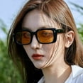 thumbnail image 2 of Hip Retro Sunglasses: Vintage Square Frames, Edgy Rivets, Urban Chic Sun Shades, 2 of 9