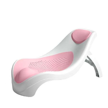 ICERUN Infant Bathtub, Foldable Baby Tub with Soft Silicone, Ergonomic Design, Safe Banera para Bebe