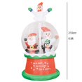 thumbnail image 3 of Modelo inflable para exteriores de Papá Noel navideño, decoraciones, luces LED, juguetes inflables, decoración navideña, muñeco, regalo de Año Nuevo, 3 of 5
