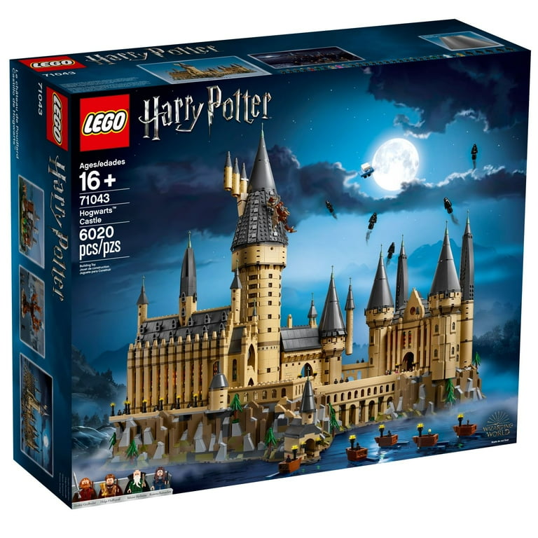 LEGO Harry Potter Hogwarts Castle 71043 Building Set Model Kit with Minifigures Featuring Wand Boats and Spider Figure Gryffindor and Hufflepuff