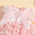 thumbnail image 4 of Robe de Princesse pour Bébé Fille, Élégante, Papillon, Manches Longues, Robe de Fête pour Tout-Petit, 4 of 7