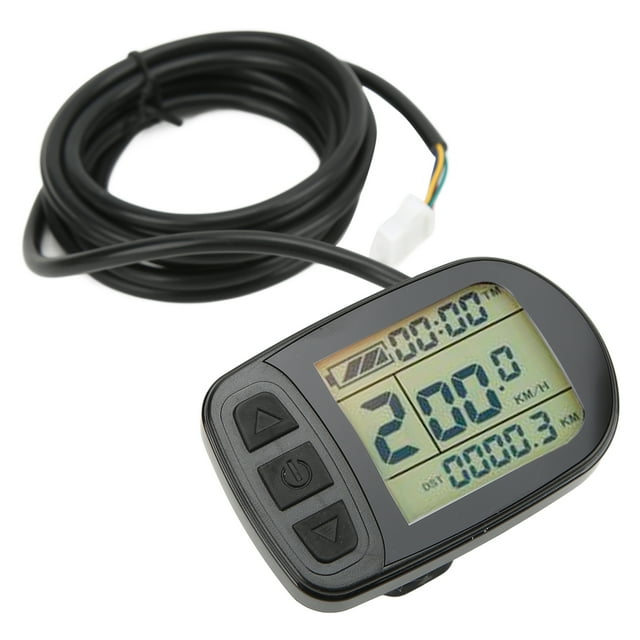 Electric Bicycle Display, Light Weight Bicycle Display Panel Waterproof 72V Convenient Powerful for Bike Conversion