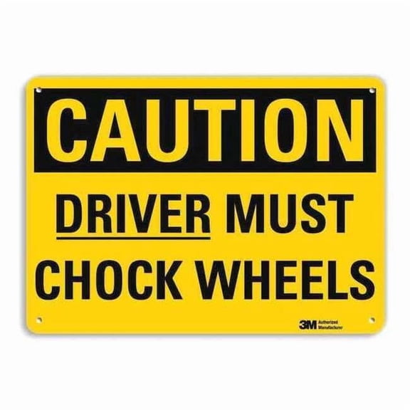 Lyle Safety Sign,10 inx14 in,Aluminum U4-1218-RA_14X10