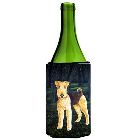 Delta Airedale Terrier Wine Bottle Can cooler Hugger