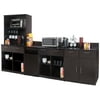 Break Room Lunch Room "Assembled Ready-To-Use" BREAKTIME Model 2365 5pc Group - Color Espresso - INSTANTLY create a great coffee break lunch room!