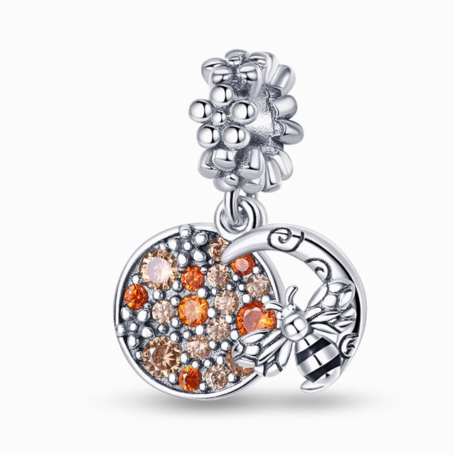 Charms 2023 Nuevo 925 Serie De Oro De Plata Esterlina Mariposa Encantos De Abeja Abalorios Compatible Con Pandora 925 Pulseras Originales DIY Joyería
