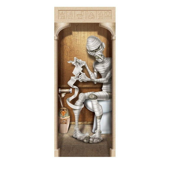 Cubierta para puerta de baño para momias, (paquete de 12) The Beistle Company 379