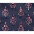 thumbnail image 4 of oneOone Cotton Flex Fabric Leaves & Floral Block Printed Craft Fabric BTY 40 Inch Wide, 4 of 4