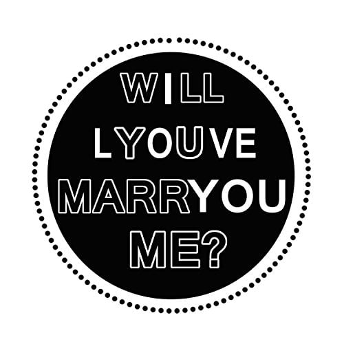 Self Inking Surprize Marriage Proposal Idea I Love You Rubber Stamp Valentine Gift Idea Printtoo