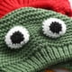 thumbnail image 5 of Gorro de bebé femenino de invierno más gorro de lana de terciopelo para bebé Niño Rana lindo niños de 0 a 1 años niños súper lindos 2 otoño e invierno, 5 of 6