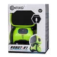 thumbnail image 3 of Contixo Kids Smart Robot Toy Mini Robot Talking Singing Dancing Interactive Voice Control Touch Sensor Touch Recognition Infant Toddler Children Robotics - R1 Verde Contixo R1 Green, 3 of 5