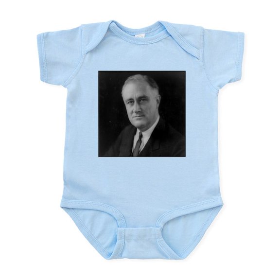 CafePress - Franklin Roosevelt Infant Bodysuit - Baby Light Bodysuit, Size Newborn - 24 Months