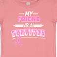 thumbnail image 4 of Inktastic My Friend is a Survivor Breast Cancer Awareness Boys or Girls Baby T-Shirt, 4 of 5