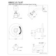 thumbnail image 2 of Kingston Brass Kb632T Magellan Trim Solo Para Latón Pulido Kb632, 2 of 2