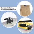 thumbnail image 2 of Binder Clips Small Black 3/4" (19mm), Paper Clip (12/Pack), 1-Pack, 2 of 7