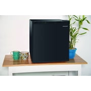 Frigidaire 1.6 Cu. ft. Compact Refrigerator with Freezer Compartment, Black Mini Fridge for Bedroom, Dorm, Office, Apartment