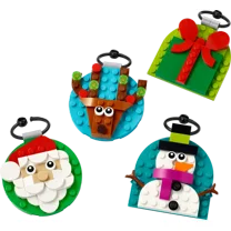 LEGO Christmas Ornament Selection 40744 Interlocking Block Building Sets