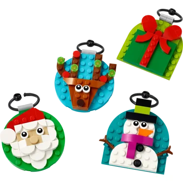 LEGO Christmas Ornament Selection 40744 Interlocking Block Building Sets