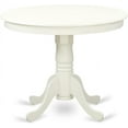 thumbnail image 7 of Antique modern kitchen table with round dining table top and pedestal base, 7 of 7