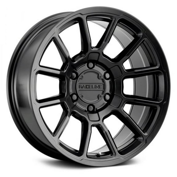 Raceline 981-RAPTOR 16" Cast Aluminum Wheel, RAPTOR BLACK 16X8 8X6.5 0mm Fits select: 1994-2002 DODGE RAM 2500, 2003-2006 CHEVROLET SILVERADO K2500 HEAVY DUTY