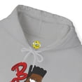 thumbnail image 3 of Black Bart Simpson Hoodie - Red, Vintage Cartoon Sweatshirt, 90s Nostalgia, 3 of 3