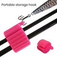 thumbnail image 4 of Pebbuoy 3/6/8MM Holes Fishing Rod Silicone Fixed Ball Scratch Free Wear Resistant Fishing Pole Protector Clip Holder Fishing Accessories, 4 of 8