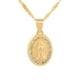 thumbnail image 1 of Cadena Con Medalla Virgen Bautizo ORO 10K SÓLIDO amarillo 00 Casa del Anillo, 1 of 5