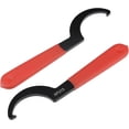 thumbnail image 2 of Llave inglesa tipo C de 2 uds para portabrocas sin llave de torno CNC APU13, con mango antideslizante rojo, 2 of 4