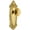 Lifetime Brass, variant on Grandeur Gvccir_Psg_234 Grande Victorian Solid Brass Rose Passage Door Knob Set - Brass