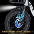 thumbnail image 3 of Electric Tricycle for Adults, Fat Tire Folding Trike, Peak 700W Step-Thru Etrike with Removable Battery and Large Basket, 3 of 12