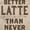 Sand, variant on Better Latte Than Never Coffee Hoodie Sweatshirt Women Brisco Brands S
