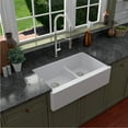 thumbnail image 4 of Karran Usa QA-760-WH-PK1 Quartz Qa 34" Farmhouse Double Basin Quartz Composite Kitchen, 4 of 5
