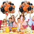 thumbnail image 5 of XYAIYT 30 Pack Balloons Fall Decorations Holiday Decorations for Halloween Party Indoor Outdoor with Metallic Sequin Confetti Safe Long Lasting Options Orange, 5 of 7
