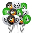 thumbnail image 1 of Globos de látex con diseño de fútbol de 12 pulgadas, 50 unidades, para fanáticos del fútbol, 1 of 2