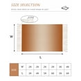 thumbnail image 2 of Burnt Orange Ombre Bathroom Rug 2'x3', Modern Gradient Abstract Art Low Profile Front Entryway Rug with Tassels, Woven Cotton Washable Kitchen Mat Carpet for Foyer Bedroom Back Door Decor, 2 of 9