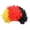 D, variant on Colorful Football Fan Wig, Vibrant Clown Hair Piece for Sports Events and Parties, Fun Spirit Headwear for Performances and Stadium Games, Stretchable One-Size Fits Most, Multi-Color