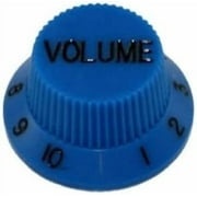 Allparts PK-0154 Set of 2 Plastic Volume Knobs for Stratocaster, Blue