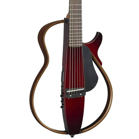 Yamaha SLG200S Steel String Silent Guitar (Crimson Red Burst)