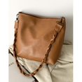 thumbnail image 2 of Bolso de hombro informal para mujer, bolso cruzado de piel sintética de gran capacidad, bolso de mano vintage para mujer, 2 of 2